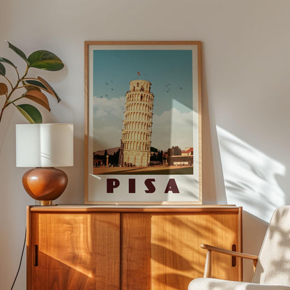 Pisa Italy Print, Italy Poster, Pisa Italy Wall Art, Pisa Wall Decor, Pisa Tower Poster, Pisa Poster, Italy Painting, Italy Photo