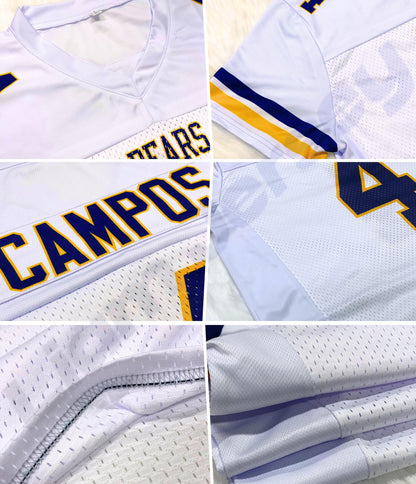 Customized Red and Gold Football Jersey Men Women Youth Kids, Football Shirt Printed Name Number and Logo, College Practice Football Uniform