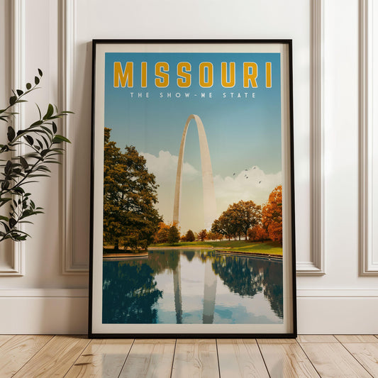 Missouri Poster, Missouri Print, Missouri State Wall Art, Missouri Home Decor, Missouri Photo, Missouri Gift, Kansas City, St. Louis