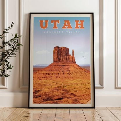 Utah Art, Utah Travel Poster, Utah Gift, Utah State Print, Provo Utah, Utah Map, Utah Wall Art, Salt Lake City, Utah Souvenir