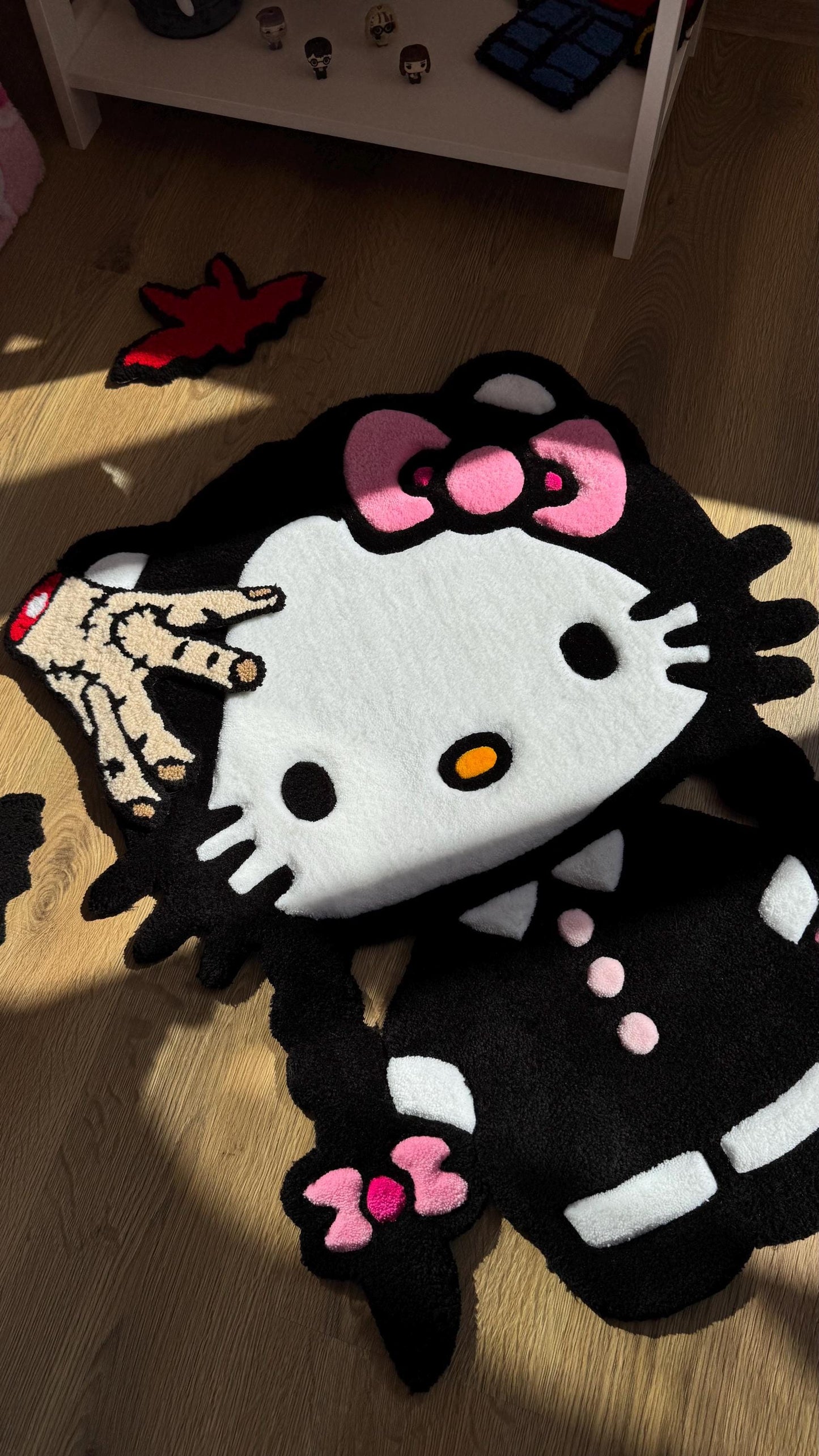 Custom Tufted Halloween Rug – Soft 3D Handmade Rug, Cute Carpet, Kawaii Girl Room Decor, Unique Gift for Her or Bedroom Mat