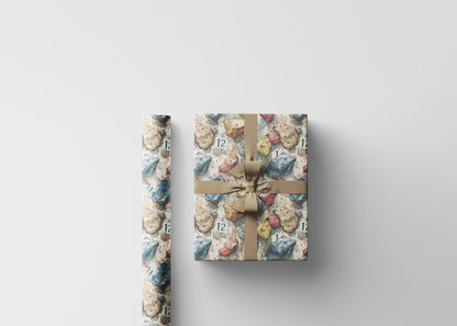 Rock Climbing Wrapping Paper Roll with Adventure Design, Gift Wrap for Mountain Lovers and Sports Enthusiasts #18