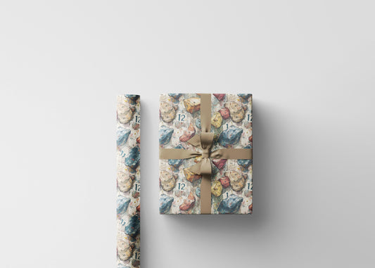 Rock Climbing Wrapping Paper Roll with Adventure Design, Gift Wrap for Mountain Lovers and Sports Enthusiasts #18