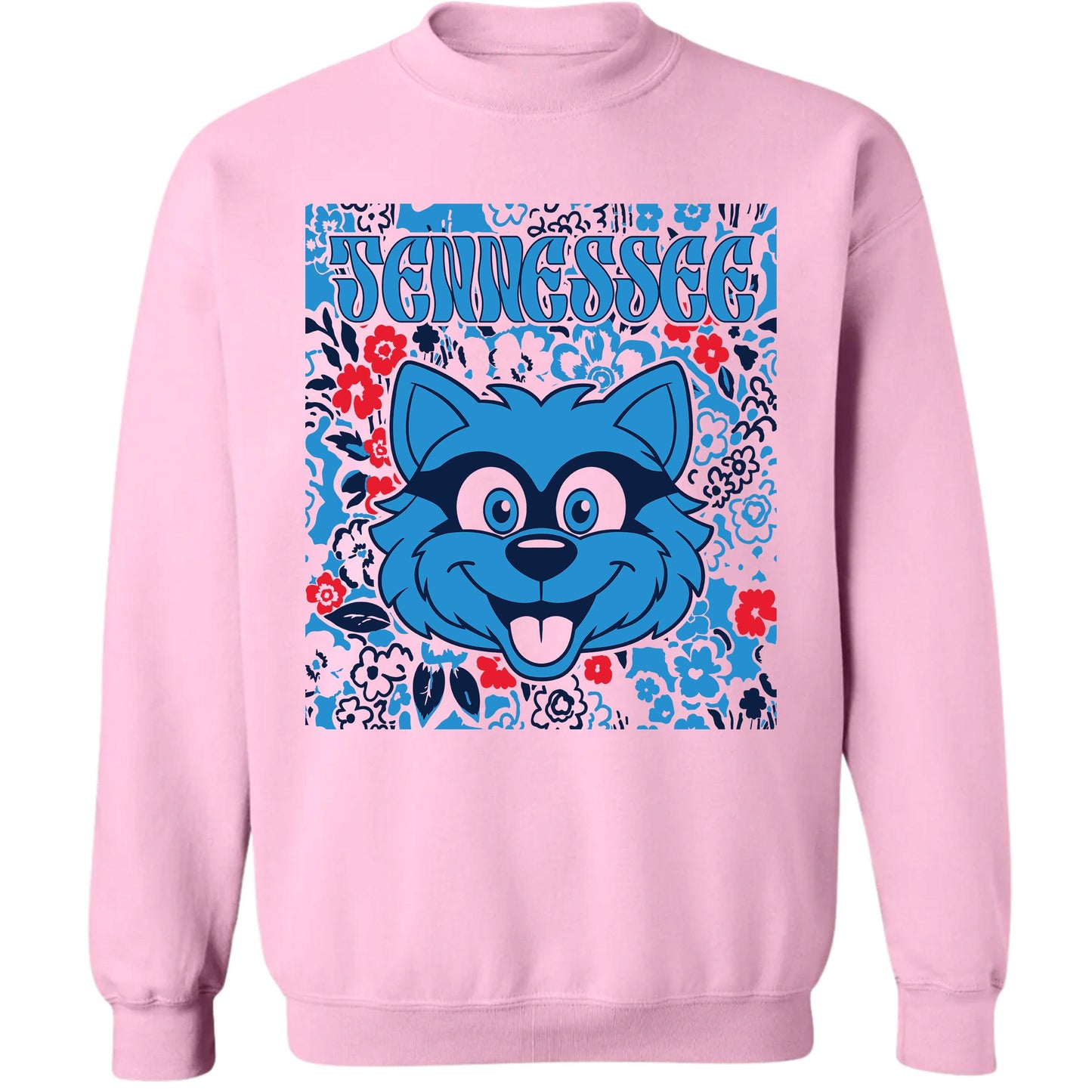 Tennessee Team Mascot Shirt, Floral Spirit Mascot Sweatshirt, Game Day Tee, Abstract Flower Football Sports Shirt, Cheerleader Gift Shirt