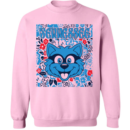 Tennessee Team Mascot Shirt, Floral Spirit Mascot Sweatshirt, Game Day Tee, Abstract Flower Football Sports Shirt, Cheerleader Gift Shirt