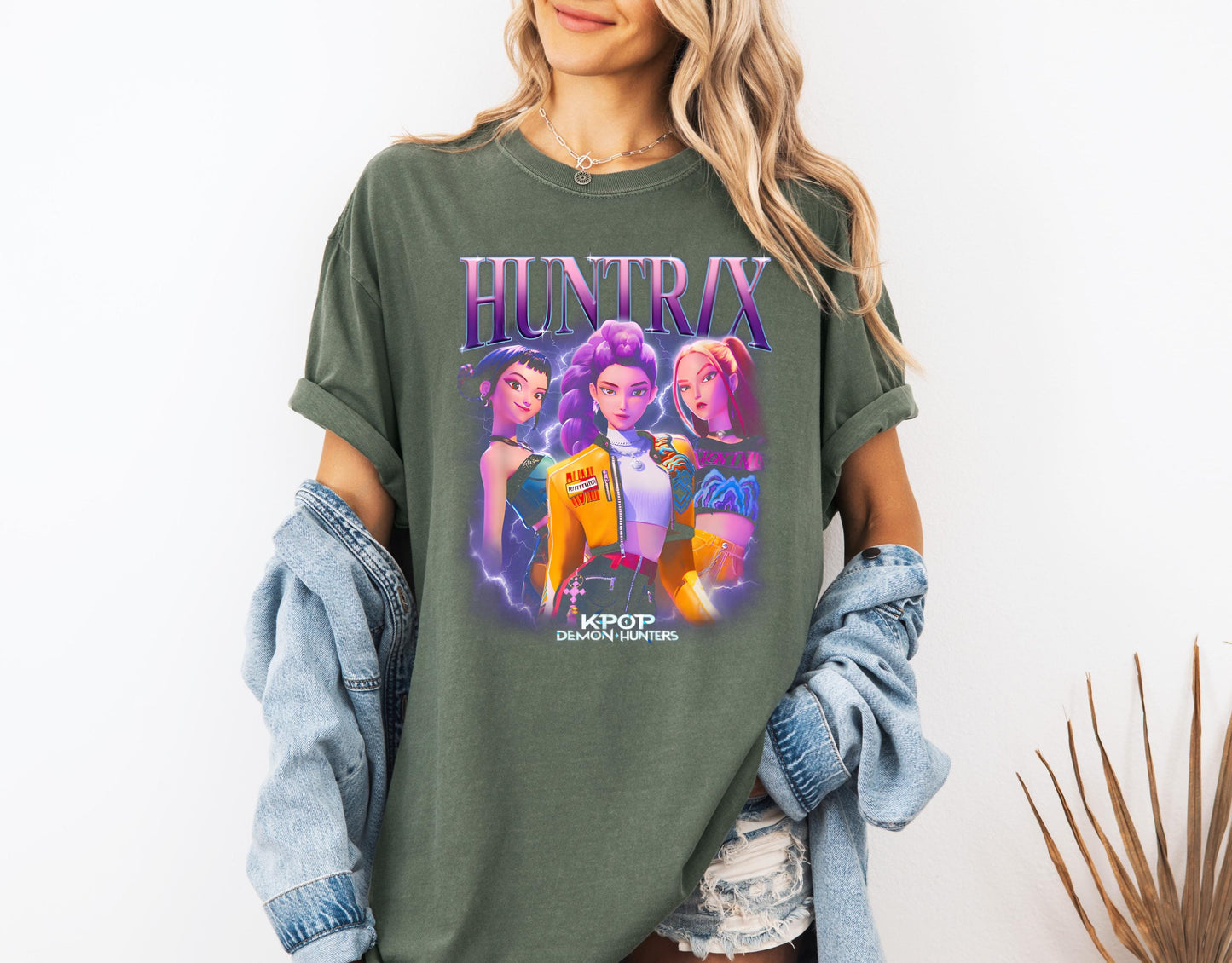 Vintage Kpop Huntrix Fan Shirt: Rumi Zoey Mira Graphic Tee
