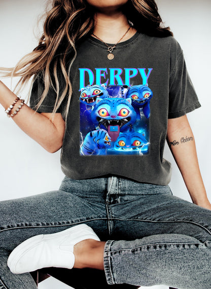 Demon Hunter Tiger Shirt, Merch Kpop Shirt, Hunters Tiger fan, Derpy the Tiger And Bird Demon Hunter Tiger Tee, Kpop Demon Hunters Shirt