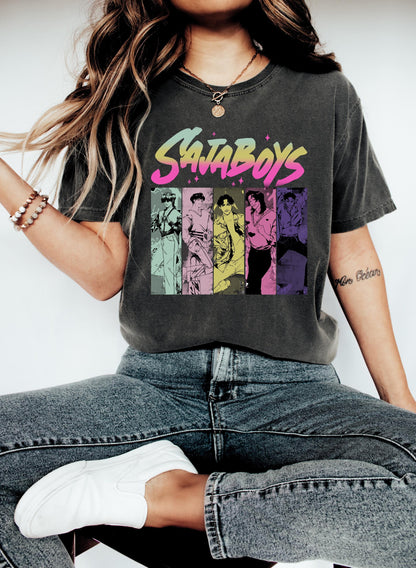 Saja Boys Boy Band Shirt, Kpop Demon Hunters Movie Shirt, Bootleg Retro Movie Shirt, Demon Hunters Merch Shirt, Kpop Saja Boys Shirt
