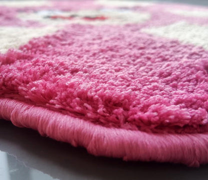 Slowpoke Rug Custom Anime Game Design Knitting Handmade Non-slip Area Rugs Home Decor