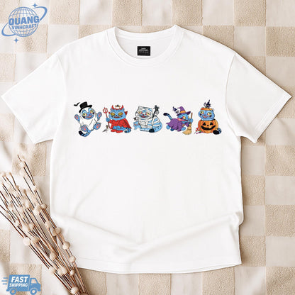 Kpop Demon Hunters Tiger Halloween Shirt, Merch Kpop Shirt, Hunters Tiger fan, Derpy Tiger And Bird Demon Hunter Tiger Tee,Cute Horror Tiger