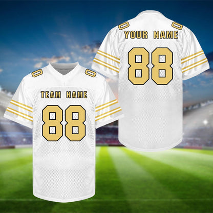 Custom Football Jersey: Personalized Team Name Number Logo Jerseys for Men Youth Women Kids
