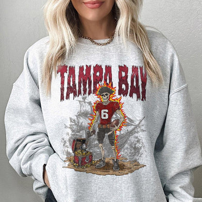 Tampa Bay Football Skull Vintage Shirt