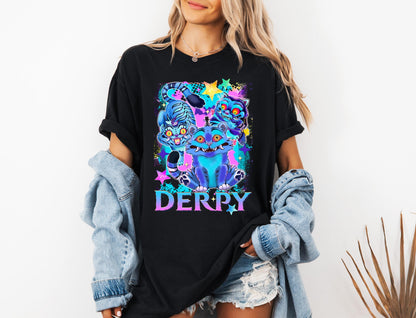 Demon Hunter Tiger Shirt, Merch Kpop Shirt, Hunters Tiger fan, Derpy the Tiger And Bird Demon Hunter Tiger Tee, Kpop Demon Hunters Shirt
