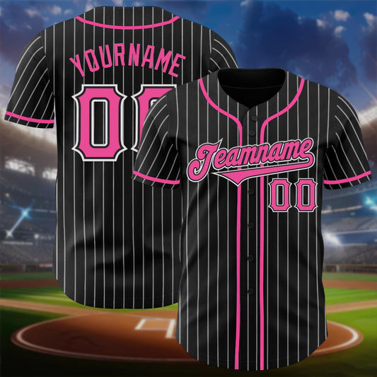 Custom Stripe Line Color Baseball Jersey For Baseball Fans, Personalized Name Team,Custom Number Baseball Team Couple Jersey