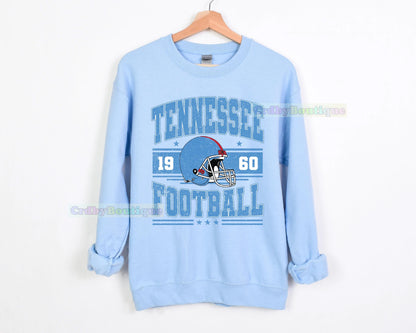 Tennessee Football Vintage Style Sweatshirt, Tennessee Football Crewneck, Tennessee Football T-shirt, Tennessee Fan Gifts Tee
