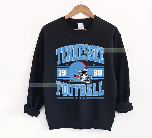 Tennessee Football Vintage Style Sweatshirt, Tennessee Football Crewneck, Tennessee Football T-shirt, Tennessee Fan Gifts Tee