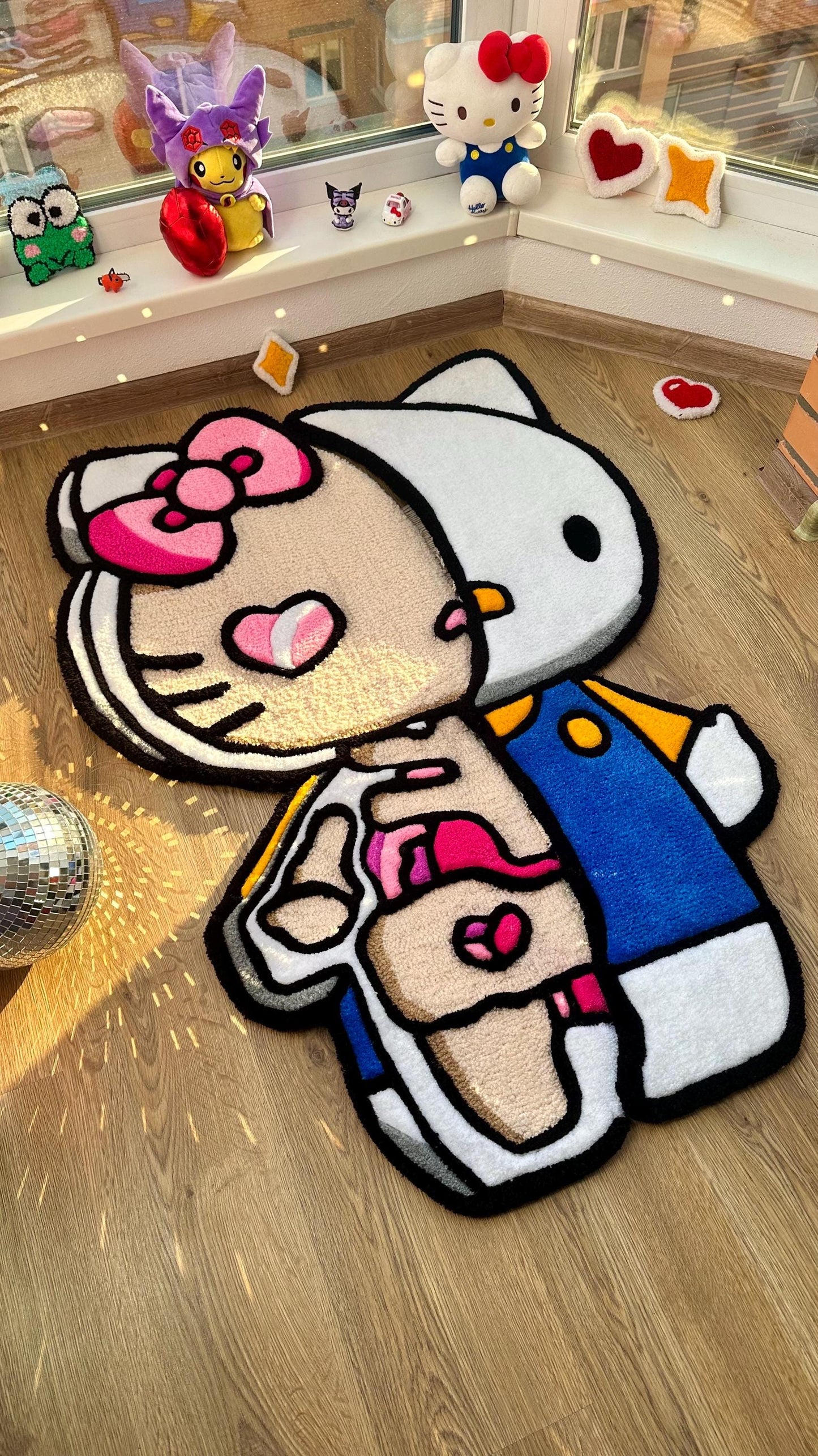 Skeleton handmade custom 3D tufting rug