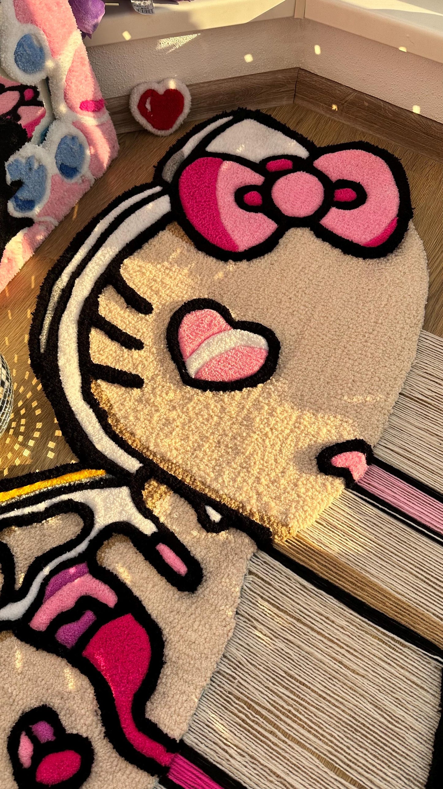 Skeleton handmade custom 3D tufting rug