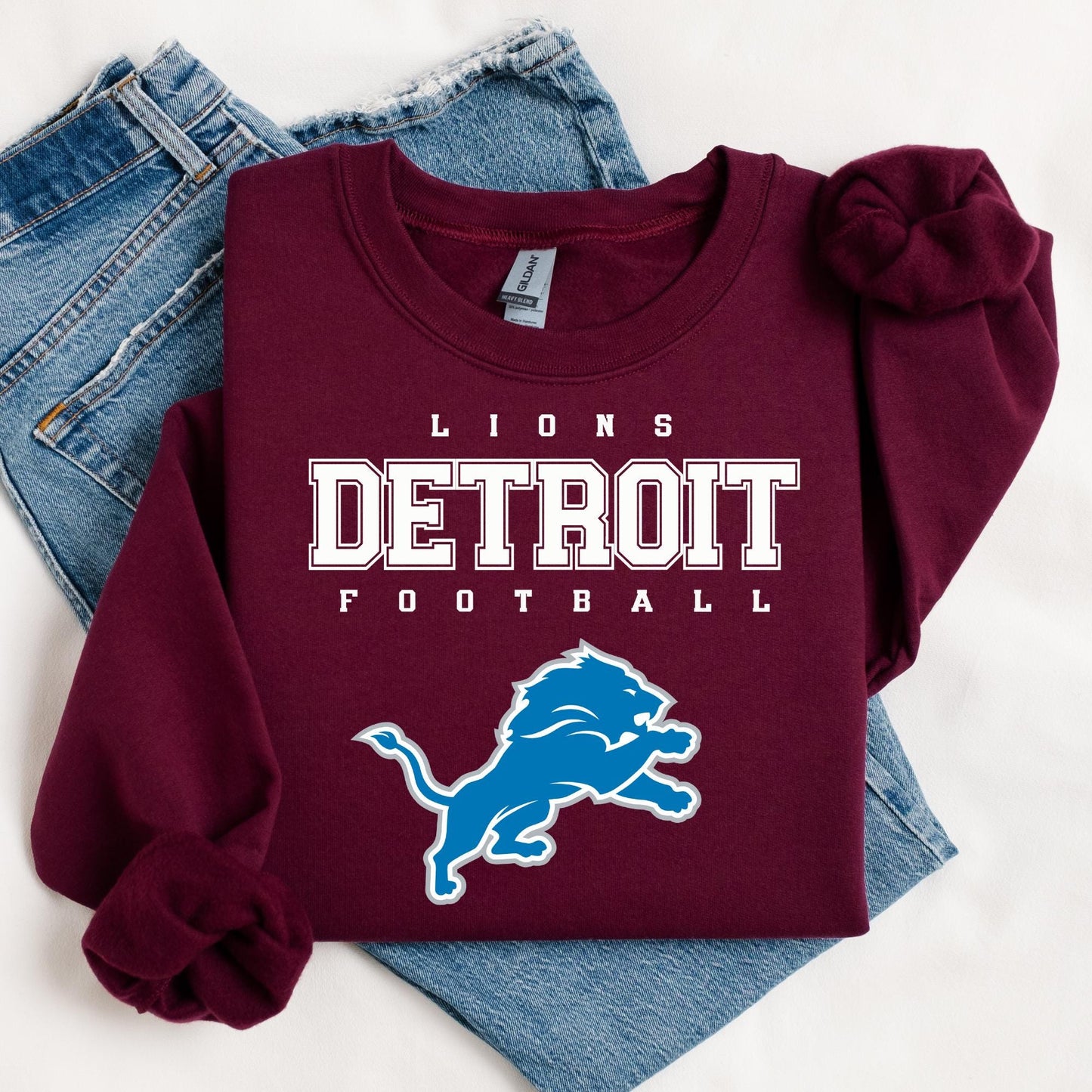 Detroit Football Retro Style Shirt, Detroit Football Sweatshirt, Detroit Football Shirt, Detroit T-shirt, Sunday Football, Gameday Shirt