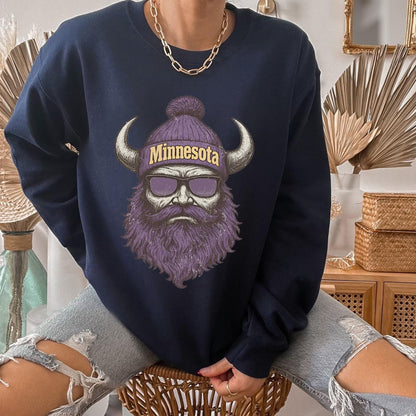 Minnesota Football Sweatshirt, Vintage Style Minnesota Football shirt, Sunday Football, Minnesota Football Sweatshirt, Purple and Gold Shirt