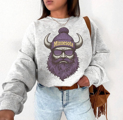 Minnesota Football Sweatshirt, Vintage Style Minnesota Football shirt, Sunday Football, Minnesota Football Sweatshirt, Purple and Gold Shirt