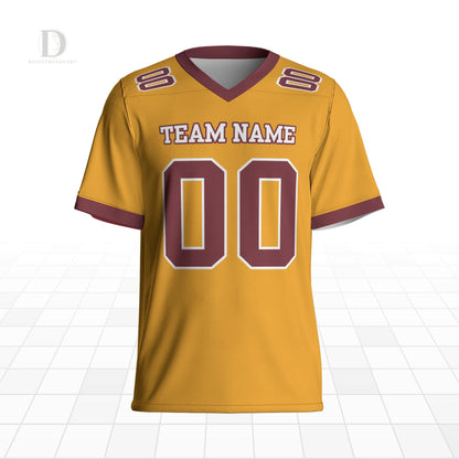 Personalized Football Jersey: Personalized Team Uniform, All-Over Print
