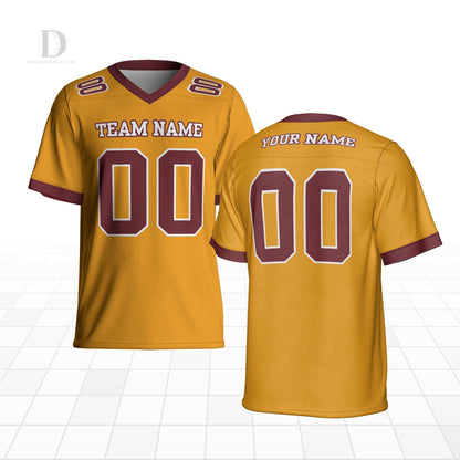 Personalized Football Jersey: Personalized Team Uniform, All-Over Print