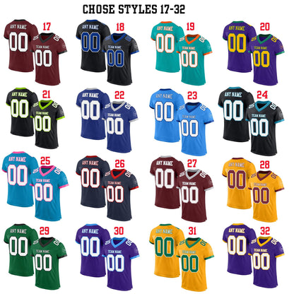 Personalized Football Jersey: Personalized Team Uniform, All-Over Print