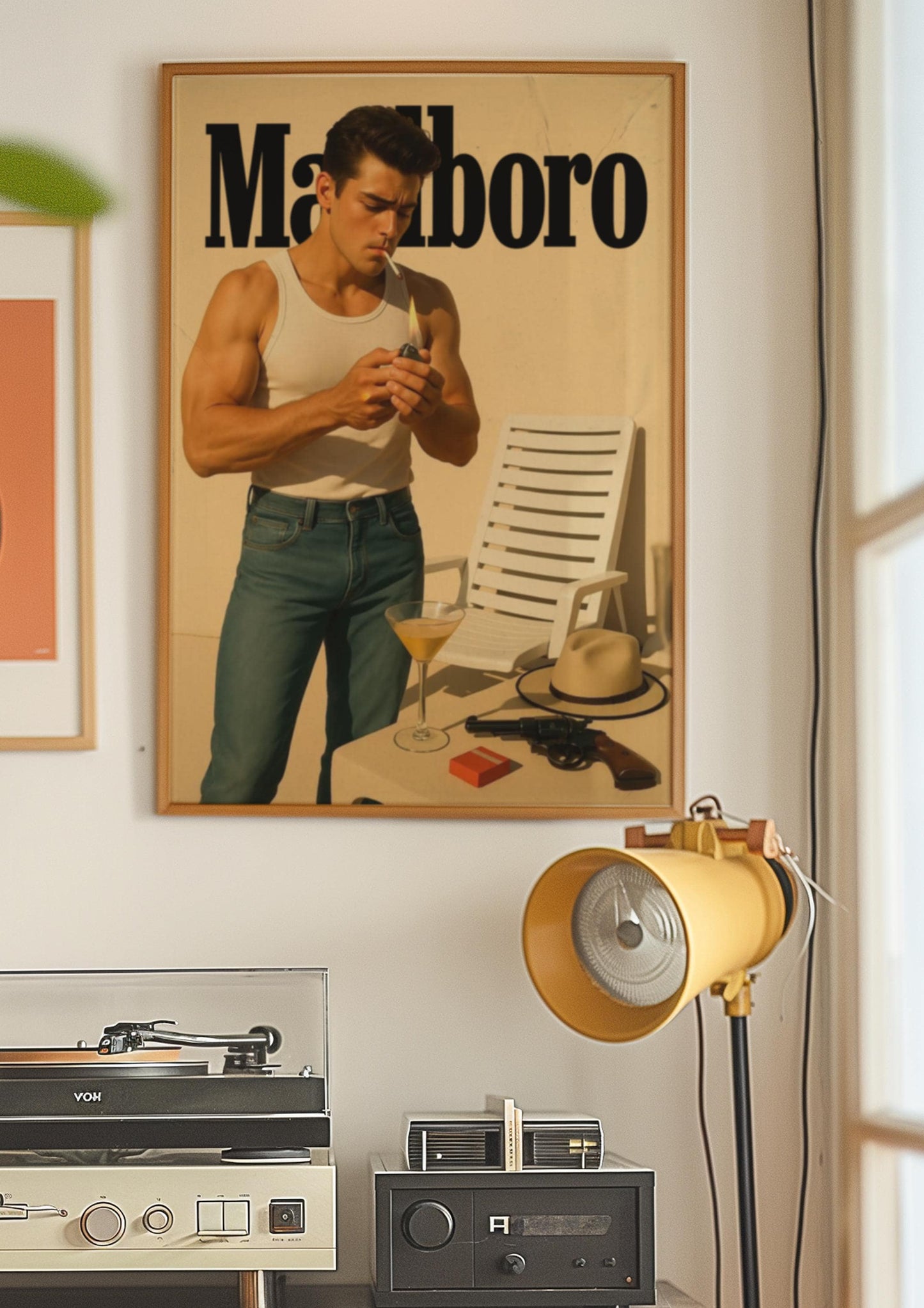 Vintage Cigarette Western Poster Print, Retro Marlboro Print, Tobacco Poster, vintage advertisment, cigarette poster marlboro, cigarette art