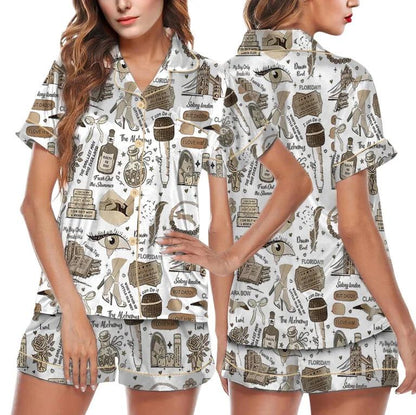 Taylor Swift Song Lyrics Satin Pajamas Set  Pajamas Set