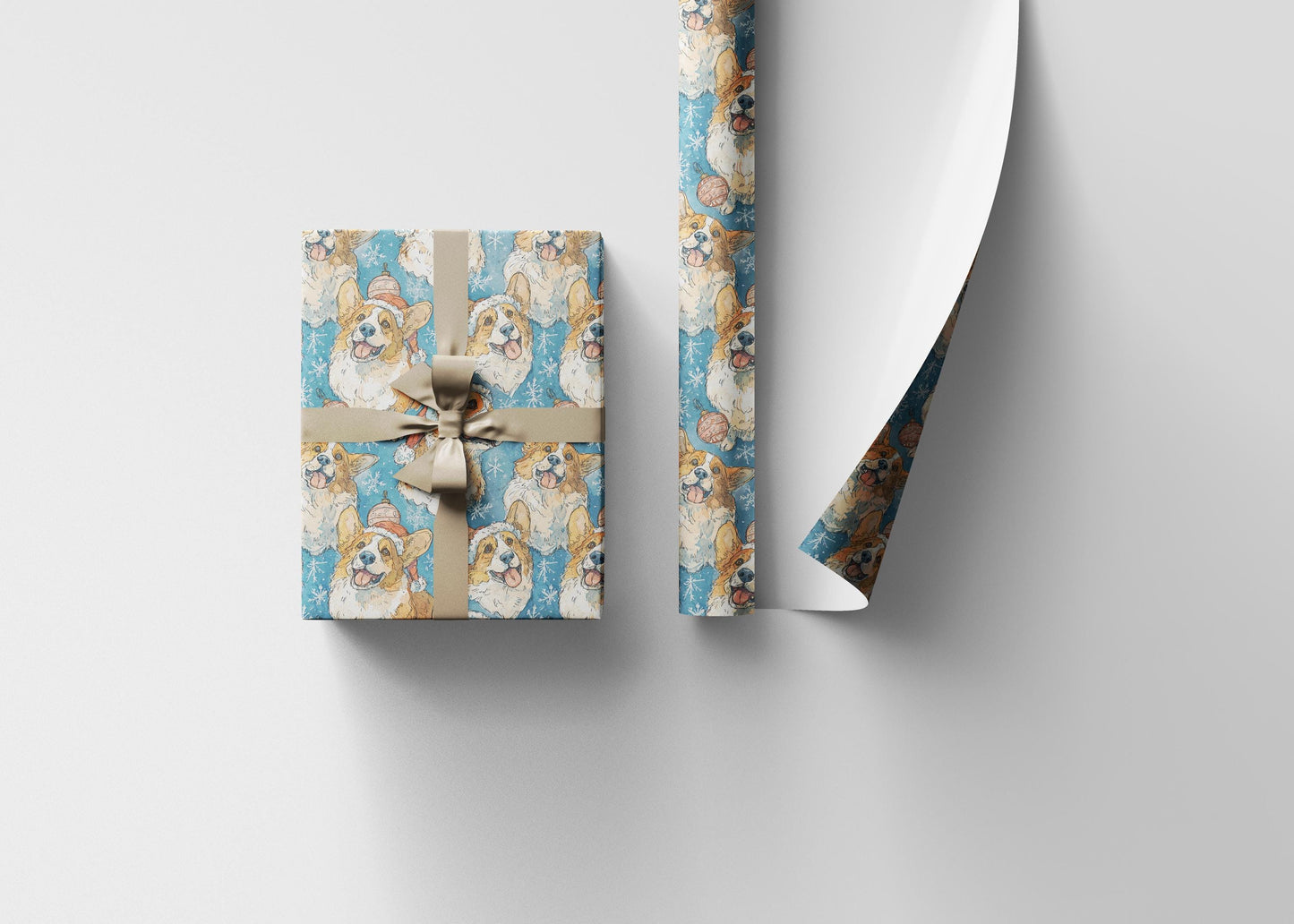 Corgi Themed Gift Wrap for Dog Moms | Cute Wrapping Paper for Welsh Corgi Owners and Animal Lovers Gifts #5