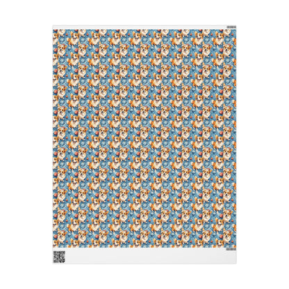 Corgi Present Wrap for Pet Lovers | Cute Dog Wrapping Paper for Dog Moms, Puppy Party, or Corgi Birthday Gifts #6