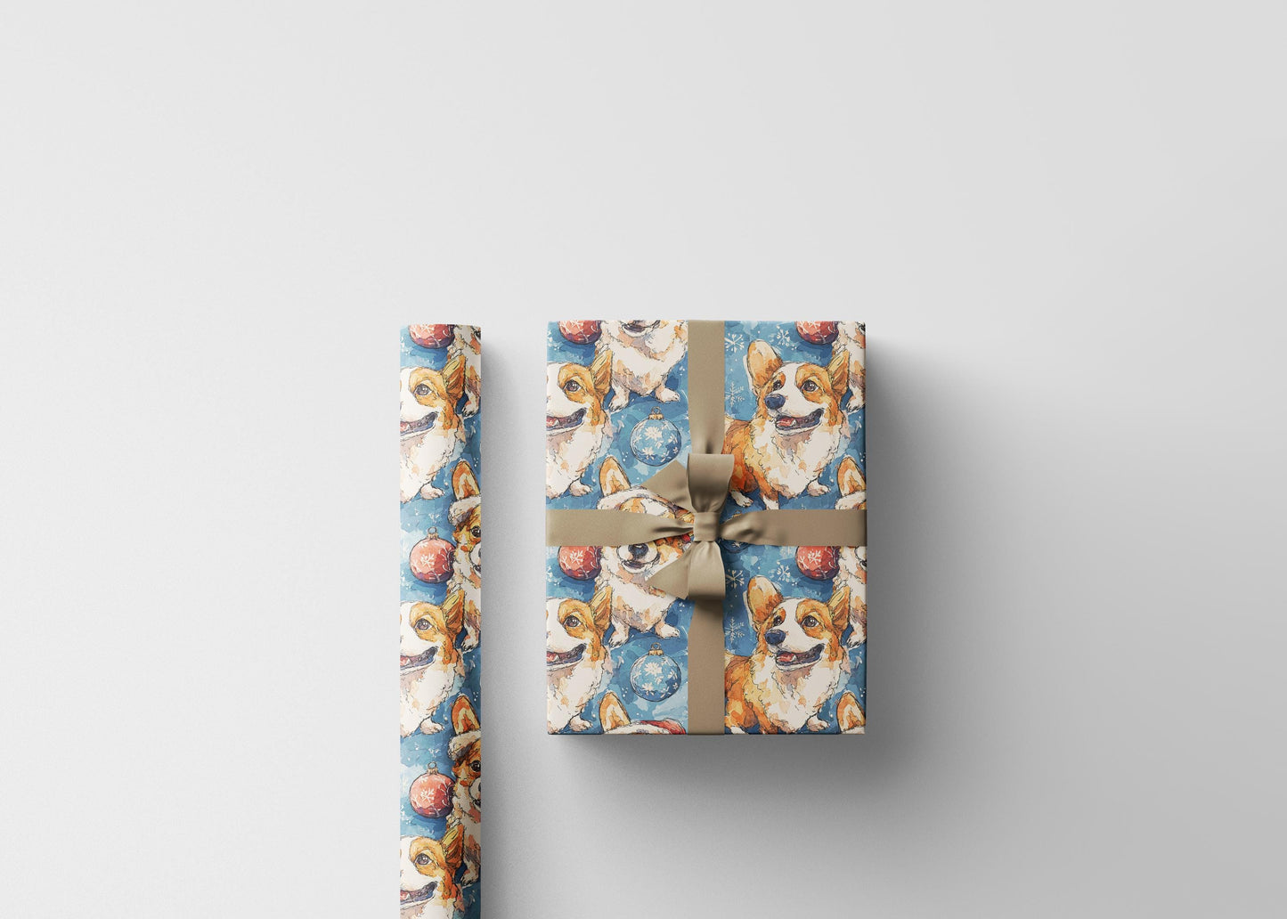 Corgi Present Wrap for Pet Lovers | Cute Dog Wrapping Paper for Dog Moms, Puppy Party, or Corgi Birthday Gifts #6
