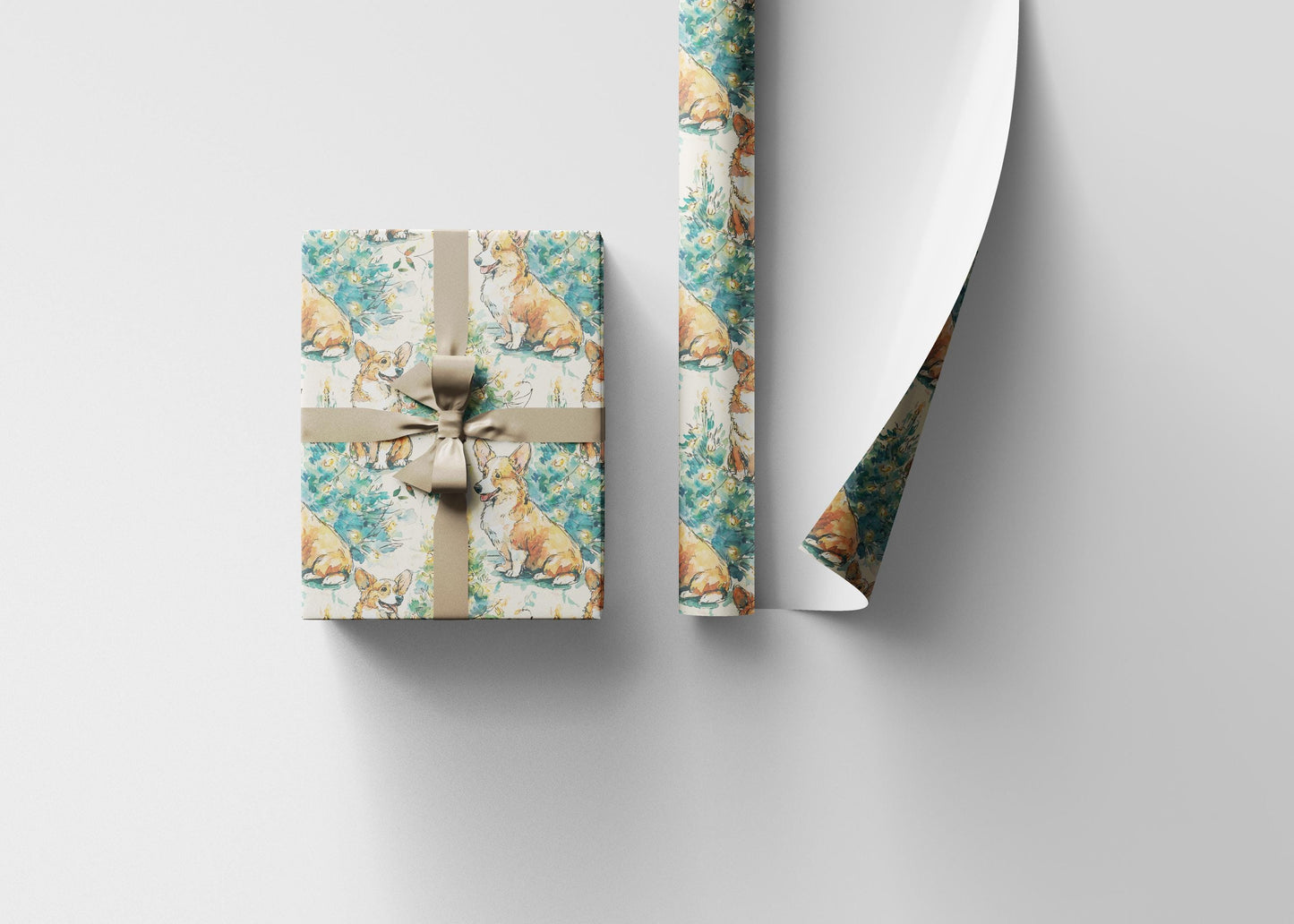 Corgi Wrapping Paper for Puppy Parties | Dog Mom Gift Wrap Idea for Pet Birthdays, Dog Lovers, and Animal Fans #10