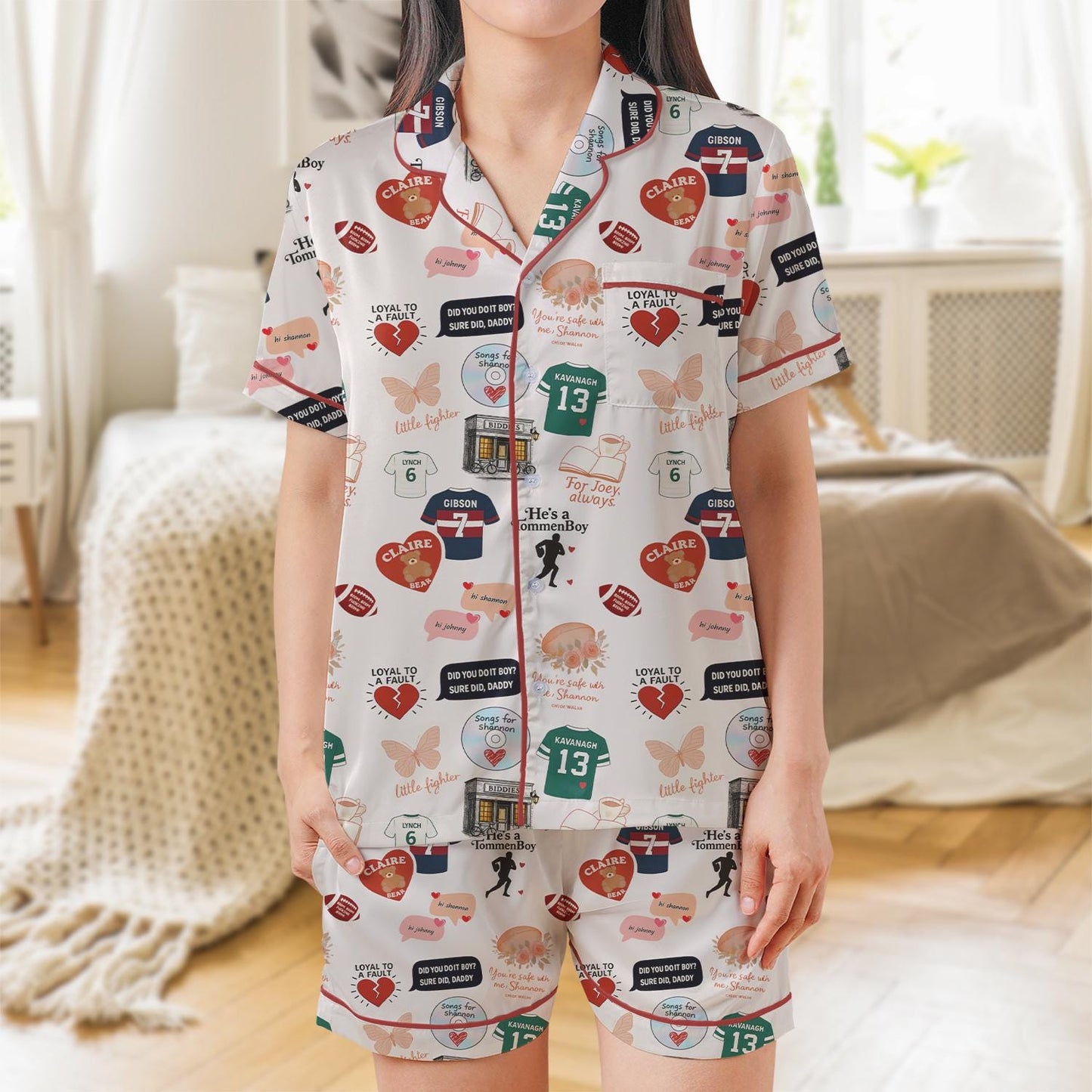 Boys of Tommen Pajama Set, Tommen College Sleepwear, Binding 13 and Keeping 13 Loungewear, Saving 6 and Redeeming 6 Pajamas, Kavanagh 13