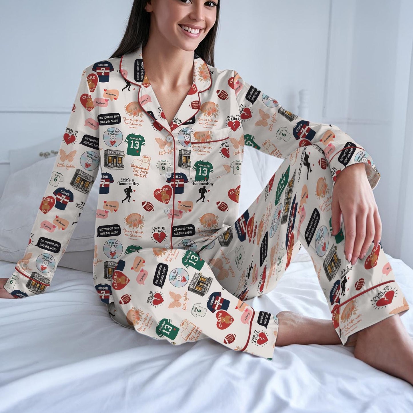 Boys of Tommen Pajama Set, Tommen College Sleepwear, Binding 13 and Keeping 13 Loungewear, Saving 6 and Redeeming 6 Pajamas, Kavanagh 13