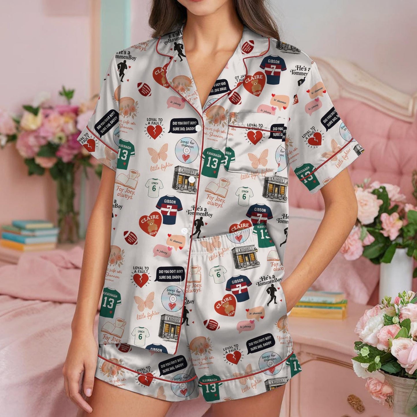 Boys of Tommen Pajama Set, Tommen College Sleepwear, Binding 13 and Keeping 13 Loungewear, Saving 6 and Redeeming 6 Pajamas, Kavanagh 13
