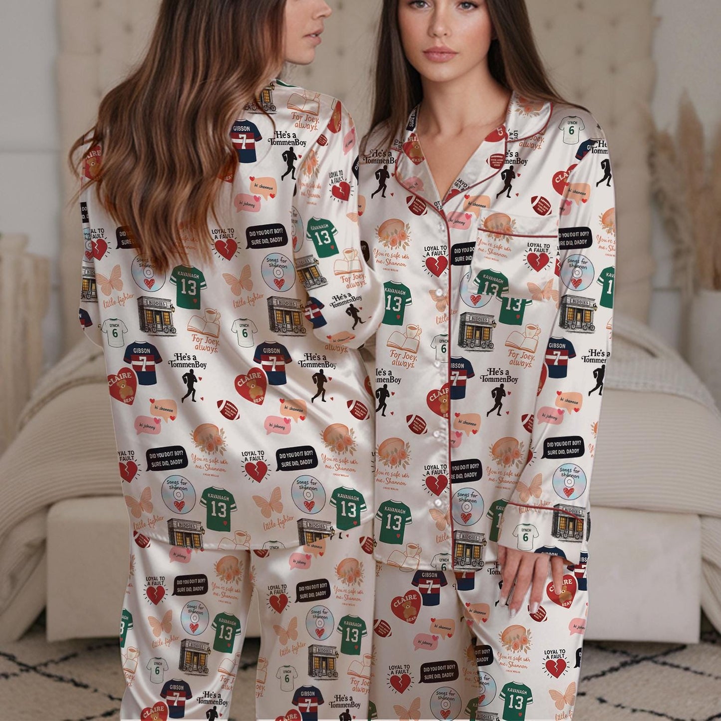 Boys of Tommen Pajama Set, Tommen College Sleepwear, Binding 13 and Keeping 13 Loungewear, Saving 6 and Redeeming 6 Pajamas, Kavanagh 13