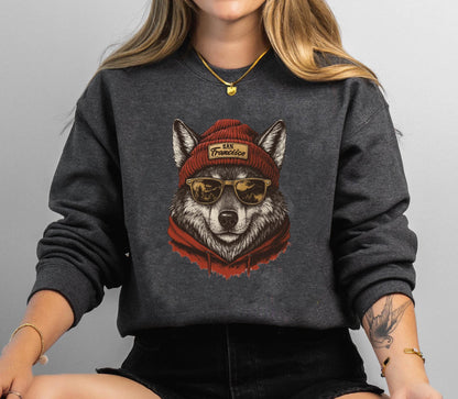 San Francisco Football Sweatshirt, Retro Sports Fan Shirt, Game Day Gift Tee, San Francisco Mascot Sweatshirt, San Francisco Football Fan