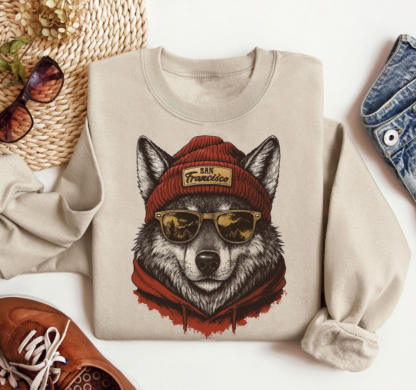 San Francisco Football Sweatshirt, Retro Sports Fan Shirt, Game Day Gift Tee, San Francisco Mascot Sweatshirt, San Francisco Football Fan