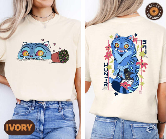 Kpop Demon Hunters Tiger Shirt, Derpy Anime Tiger T-shirt, Comfort Colors Hunter Shirt, Anime Lovers Tee, Otaku Gift Shirt, Hunter Fan Gift