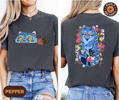 Kpop Demon Hunters Tiger Shirt, Derpy Anime Tiger T-shirt, Comfort Colors Hunter Shirt, Anime Lovers Tee, Otaku Gift Shirt, Hunter Fan Gift
