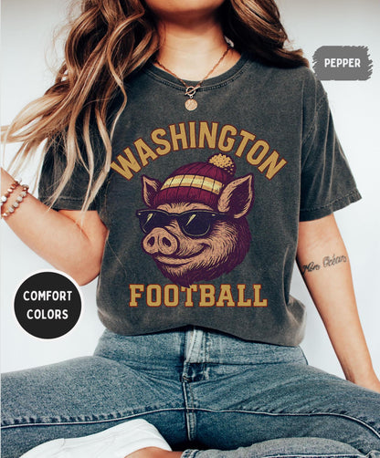 Retro 90s Style Washington Football Sweatshirt, Game Day Shirt, Washington Team Football Shirt, Sunday Washington, Washington Football