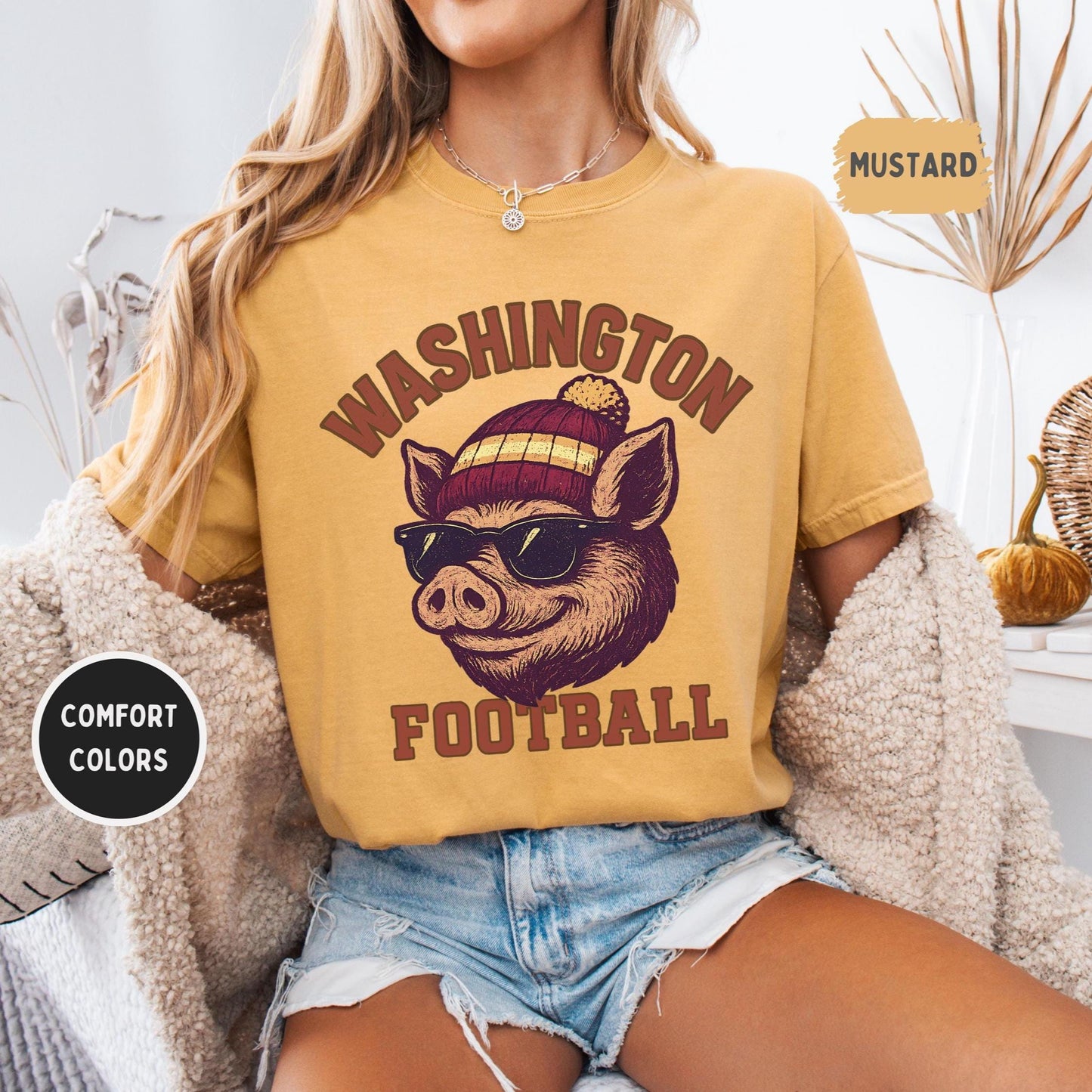 Retro 90s Style Washington Football Sweatshirt, Game Day Shirt, Washington Team Football Shirt, Sunday Washington, Washington Football