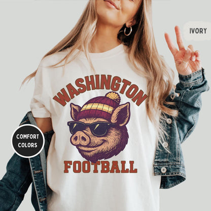 Retro 90s Style Washington Football Sweatshirt, Game Day Shirt, Washington Team Football Shirt, Sunday Washington, Washington Football