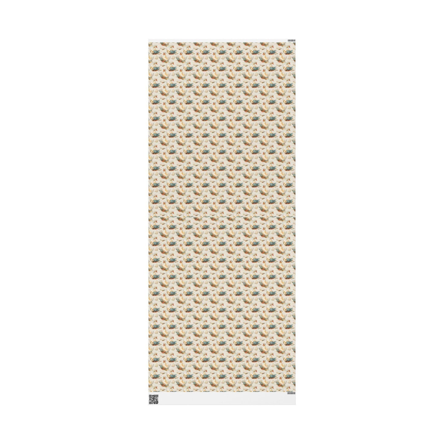 Reading Goose Theme Gift Wrap for Bookworms Librarians Book Nerds Bookish Christmas Wrapping Paper Book Club Style #4