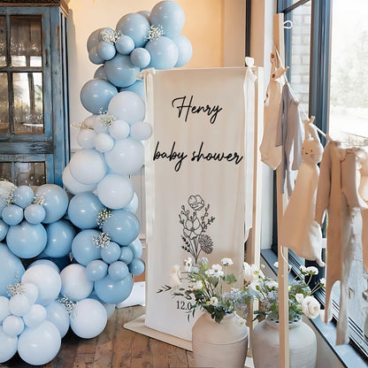 Personalized Fabric Baby Shower Sign, Custom Baby Shower Sign, Welcome Sign for Baby Shower, Custom Baby Shower Decor, Oh Baby Welcome Sign