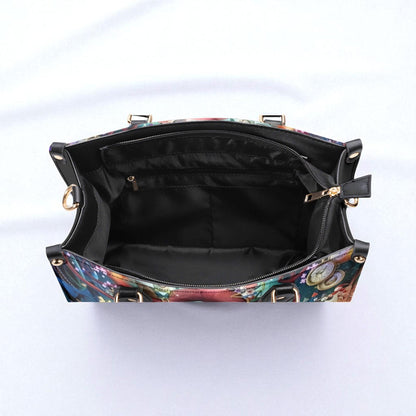 Queen’s Parade Purse | Tote Handbag | Top-Grain Leather Handbag | Vegan Leather | Wonderland Lovers Bag | Custom Tote Bag