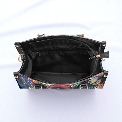 Queen’s Parade Purse | Tote Handbag | Top-Grain Leather Handbag | Vegan Leather | Wonderland Lovers Bag | Custom Tote Bag