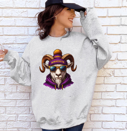 Minnesota Football Sweatshirt, Minnesota Football Game Day, Vintage Style Minnesota Football shirt, Sunday Football,Purple and Gold Shirt